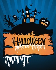 Halloween night background