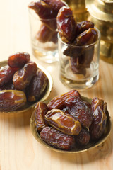 red dates or kurma, traditional food in middle east