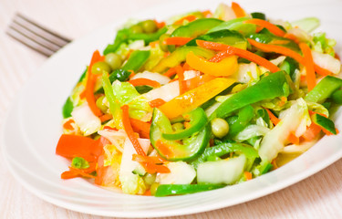 fresh vegetable salad