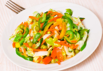 fresh vegetable salad