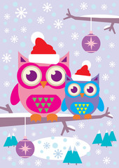 Christmas Owls
