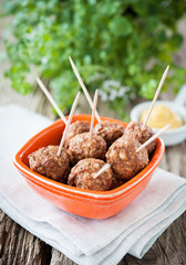 fingerfood: minifrikadellen