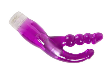Purple vibrator for double penetration