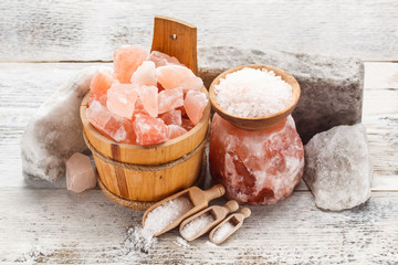 Salt crystals
