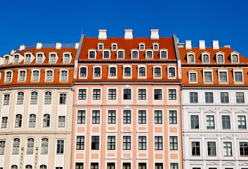 Fototapeta premium Dresden - Housefront