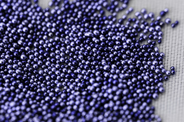 Pile blue balls