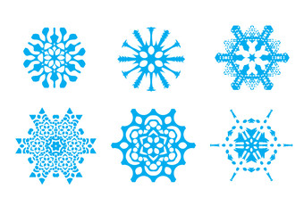 vector snowflakes