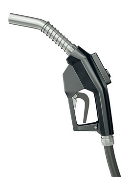 Black fuel pump, 3D render