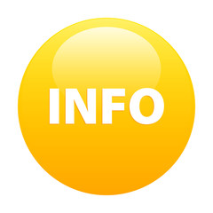bouton internet information icon orange