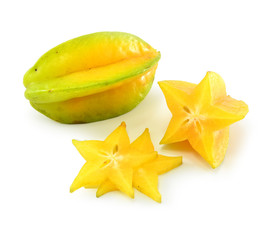 star apple on white background
