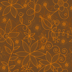 vector seamless  pattern  for  textile, wallpapers