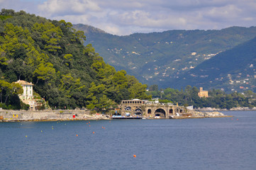 sulla strada per Portofino, Liguria, Italia