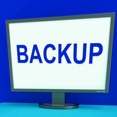 Backup Screen Shows Archiving Back Up And Storage