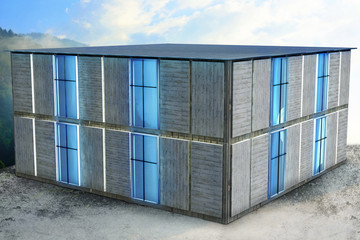 Obraz premium Modernes Haus - 3D Render
