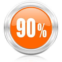 90 percent icon