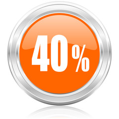 40 percent icon