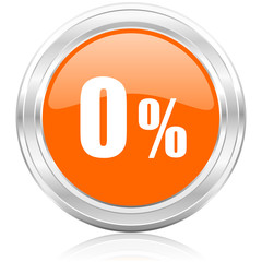 0 percent icon