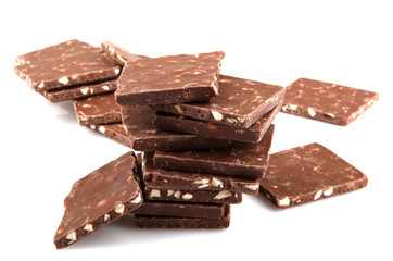 Chocolate Dessert Pieces Sweet Food
