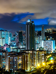 Fototapeta na wymiar Urban city landscape in Hong Kong