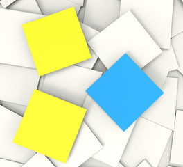 Blank To Do Memos Shows Copyspace Notes And Notices