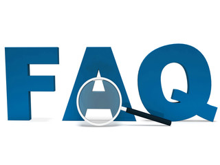 Faq Word Shows Faqs Advice Or Frequently Asked Questions