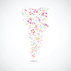 Abstract musical background