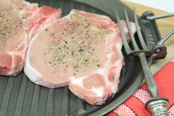 côtes de porc