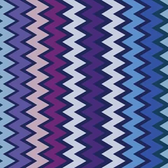 Cercles muraux Zigzag Motif géométrique à chevrons sans couture avec des zigzags