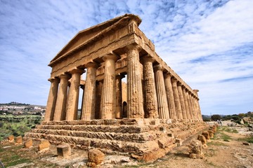 Agrigento, Sicily - Valle dei Templi (UNESCO Site) - obrazy, fototapety, plakaty