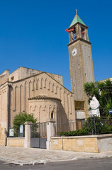 Fototapeta na wymiar Bazylika Kościół Carmine. Mesagne. Apulia. Włochy.