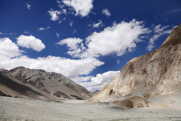 Beautiful landscape near Pangong lake, ladakh