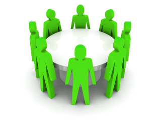 Conference. Concept 3D illustration