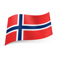 State flag of Norway.