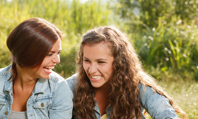 Obraz premium two girlfriends