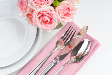 Shiny new cutlery, silverware