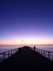 Fototapeta na wymiar Sunset Pier