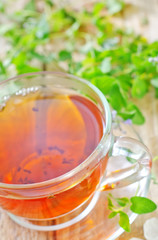 Tea with mint