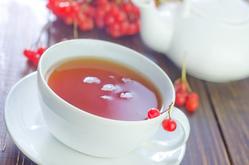 tea and viburnum
