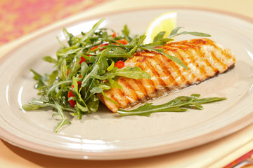 grilled salmon