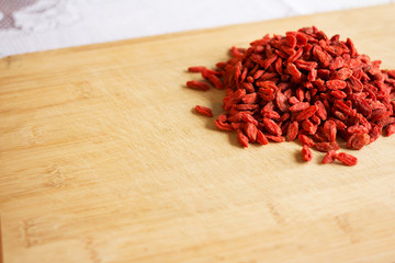 Dried goji berries