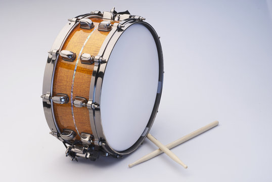 Snare Drum with Drumsticks