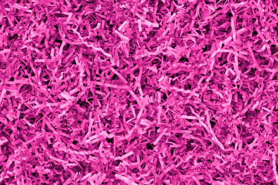 Pink And Magenta  Shredded Paper Packaging Material Background