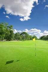 Abwaschbare Fototapete Golf schöner Golfplatz