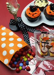 Happy Halloween party table