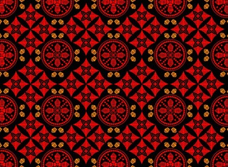 background batik black red