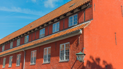 Fototapeta na wymiar Citadel stare fortyfikacje w Kopenhaga, Dania