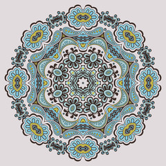 Ornamental round pattern
