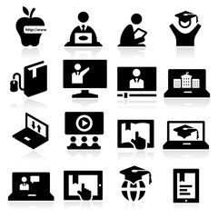 Online Education Icons