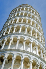 Fototapeta premium Closeup Leaning Tower Pisa
