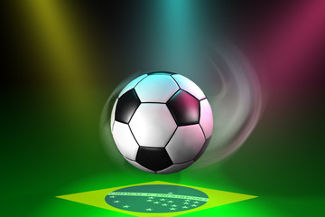 Naklejka premium Fussball Brasilien 2014 B